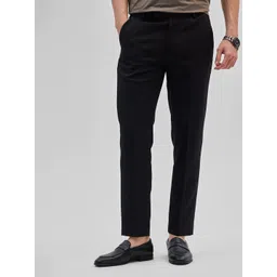 Snitch Men Smart Slim Fit Mid-Rise Formal Trousers-picture-21