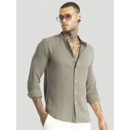 Snitch Men Smart Slim Fit Opaque Casual Shirt-picture-42