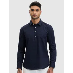 Snitch Men Smart Slim Fit Opaque Casual Shirt-picture-35