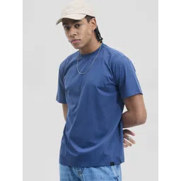 Snitch Men Solid Round Neck Cotton T-shirt-picture-31