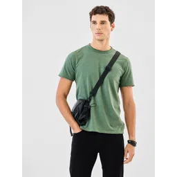 Snitch Men Solid Round Neck Pure Cotton T-shirt-picture-40