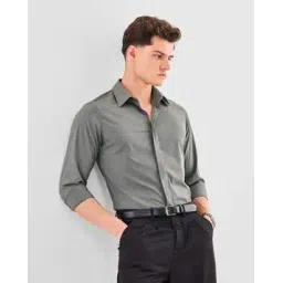 snitch Men Spread Collar Slim Fit Shirt-picture-46