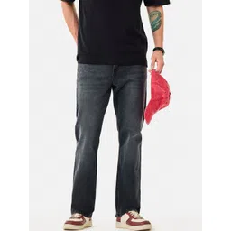 Snitch Men Straight Fit Mid-Rise Light Fade Stretchable Jeans-picture-24