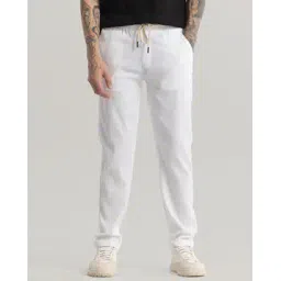 snitch Men Straight Track Pants with Elasticated Waist-picture-14