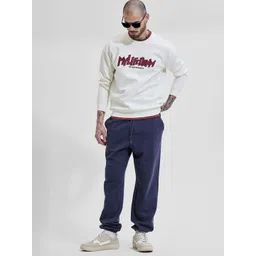 Snitch Men Typography Printed Snitch Off-White Sweatshirts-picture-18