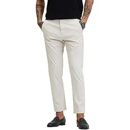 snitch Men's Mid Rise Casual Slim Fit Ankle Length Trousers-picture-28