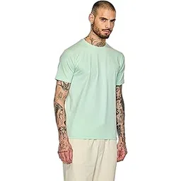 snitch Men's T-Shirt | Slim Fit Cotton Blend Fabric | Crew Neck & Half Sleeve Design | Minimalist Plain Pattern | Casual Wear for College & Street Style-picture-17
