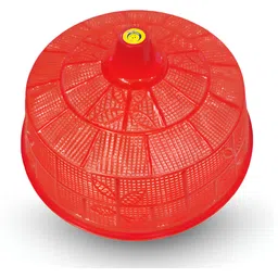 snkm Plastic Food Cover Dome Net Large Size Red Pack of 3 12 inch Lid, Pack of 3-picture-30