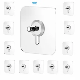 snm enterprises Glossy Shower Rod Hook-picture-33