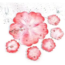 SNOOGG® Pack of 2 Flower-Shaped Silicone Molds (4-inch) for DIY Coasters, Epoxy Resin Art, Craft Casting, and Personalized Home Decor-picture-19