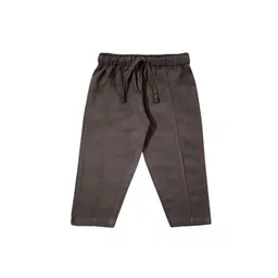 SNOWFLAKES Kids Solid Relaxed Fit Trousers-picture-57