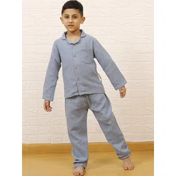 Snuggly Spaces Kids-Unisex Blue Nightdress-picture-25