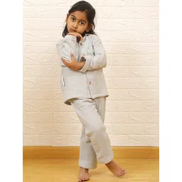 Snuggly Spaces Kids-Unisex Grey Nightdress-picture-36