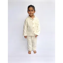 Snuggly Spaces Kids-Unisex White Nightdress-picture-37
