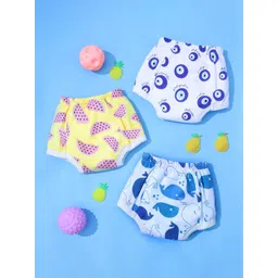 Snugkins Infants Pack Of 6 Potty Training Pants - SK5-EV-MEL-WH-PK6-SZ0-multicolor-picture-43