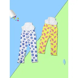 Snugkins Kids Pack Of 2 Printed Pure Cotton Lounge Pants-picture-17