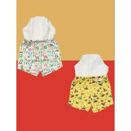 Snugkins Kids Pack of 2 Semi-Waterproof Multicolor Padded Potty Training Shorts-picture-26