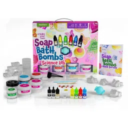 Soap & Bath Bomb Making Kit 3-In-1 Spa Science Kit, STEM Toys For Girls And Boys DIY Science Experiment Toys Educational Craft Gifts For Kids Hands-On Science Activities For Kids Creative DIY crafts For Kids Birthday Gifts For Kids Ages 6-12- RS6201Soap & Bath Bomb Making Kit 3-In-1 Spa Science Kit, STEM Toys For Girls And Boys DIY Science Experiment Toys Educational Craft Gifts For Kids Hands-On Science Activities For Kids Creative DIY crafts For Kids Birthday Gifts For Kids Ages 6-12- RS6201-picture-16
