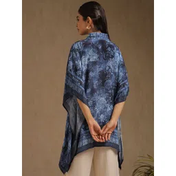Soch Abstract Printed Shirt Collar Tunic image 4