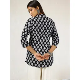 Soch Black & White Cotton Printed Tunic image 2
