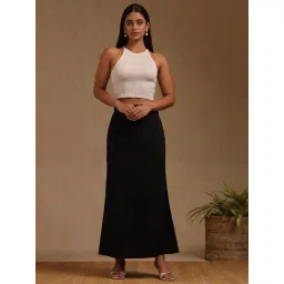 Soch Black Cotton Spandex Solid Sharewear-picture-17