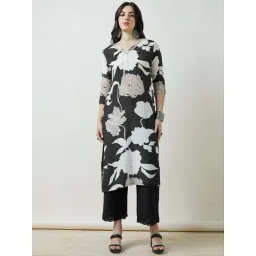 Soch Black Printed Straight Kurta-picture-45