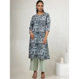 Soch Blue Printed Kurta-picture-13