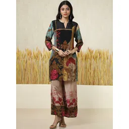 Soch Crepe Floral Print Co-Ord Set-picture-37