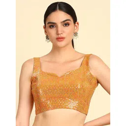 Soch Embellished Sequinned Saree Blouse-picture-37