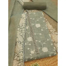 Soch Embroidered Linen Unstitched Dress Material-picture-22