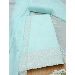 Soch Embroidered Organza Unstitched Dress Material-picture-17