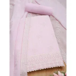 Soch Embroidered Organza Unstitched Dress Material-picture-18