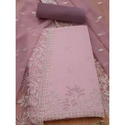 Soch Embroidered Silk Chiffon Unstitched Dress Material-picture-39