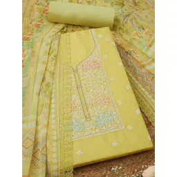 Soch Floral Embroidered Organza Unstitched Dress Material-picture-31