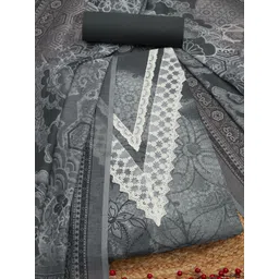 Soch Floral Printed Linen Unstitched Dress Material-picture-35