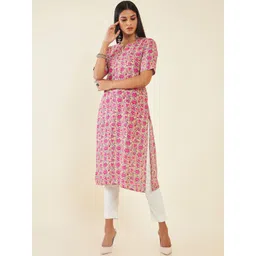 Soch Floral Printed Straight Kurta-picture-13