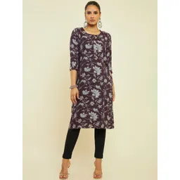 Soch Floral Printed Straight Regular Kurta-picture-22