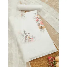 Soch Floral Printed Unstitched Dress Material-picture-26