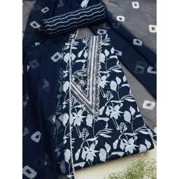 Soch Floral Printed Unstitched Dress Material-picture-14