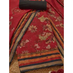 Soch Floral Printed Unstitched Dress Material-picture-15