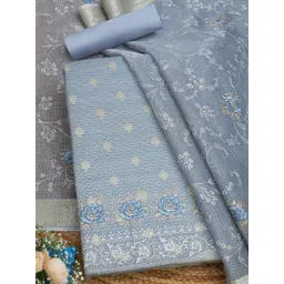 Soch Floral Woven Design Unstitched Dress Material-picture-24