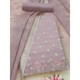 Soch Floral Woven Design Unstitched Dress Material-picture-33