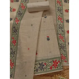 Soch Floral Woven Design Unstitched Dress Material-picture-30