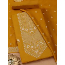Soch Floral Woven Design Unstitched Dress Material-picture-31