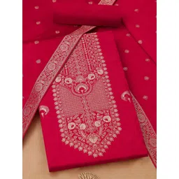 Soch Floral Woven Design Unstitched Dress Material-picture-36