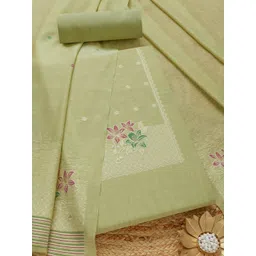 Soch Floral Woven Design Unstitched Dress Material-picture-25