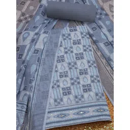 Soch Geometric Printed Linen Unstitched Dress Material-picture-21