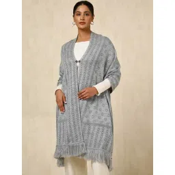 Soch Grey Plain Shawl-picture-37