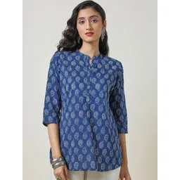 Soch Mandarin Collar Printed Tunic-picture-29
