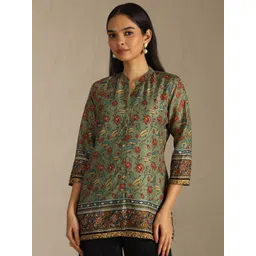 Soch Mandarin Collar Printed Tunic-picture-28